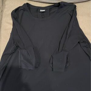 Athleta Black Long Sleeve Top